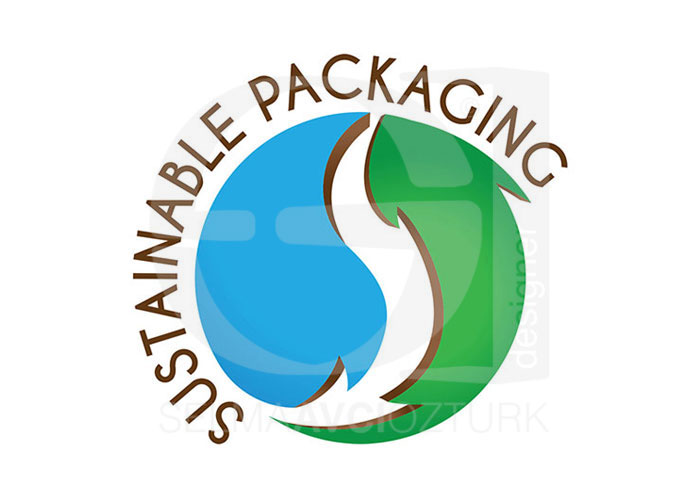 Sustainable packaging logo design